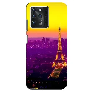 Чохол Ейфелева Вежа на ZTE Blade V30 (Яскрава башня)