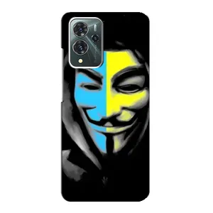 Чехол с Украинской символикой на ЗТЕ Блейд В40 Про (Анонимус патриот)