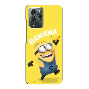 Мультяшный принт на Чехол для ЗТЕ Блейд В40 Про (Banana)