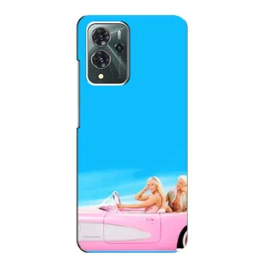 Силиконовый Чехол Барби Фильм на ZTE Blade V40 Pro (Барби и Кен)