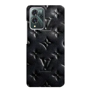 Текстурный Чехол Louis Vuitton для ЗТЕ Блейд В40 Про (Черный ЛВ)