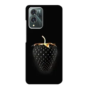 Чехол с изображением вкусной еды для ZTE Blade V40 Pro (Чёрная клубника)