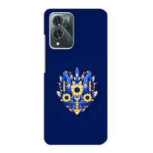Чехол Укр Символика для ZTE Blade V40 Pro (Цветущий Герб)