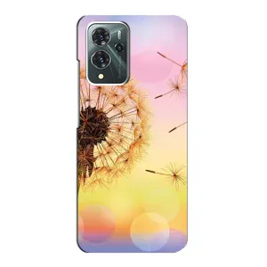 Силиконовый Чехол с одуванчиками на ZTE Blade V40 Pro (Цветок-одуванчик)