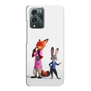 Силиконовый чехол с принтом Зоотрополіс для ZTE Blade V40 Pro (Джуди и Ник)