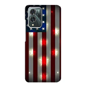 Чехол Флаг USA для ZTE Blade V40 Pro (Флаг США 2)