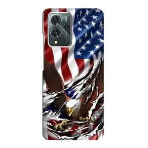 Чехол Флаг USA для ZTE Blade V40 Pro (Флаг USA)