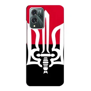 Чехлы УПА (Красно-Чёрный) на ZTE Blade V40 Pro (Герб Украины)