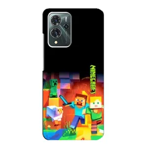 Чехлы для ZTE Blade V40 Pro (Персонажи Майн Крафт) (Герой Майнкрафт)