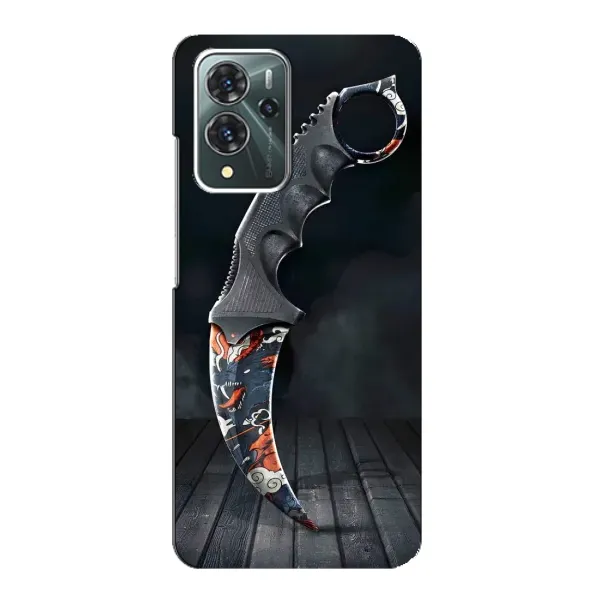 Чехол с рисунком «Кинжал КС ГО» для ZTE Blade V40 Pro Чехол с рисунком «Кинжал КС ГО» для ZTE Blade V40 Pro
