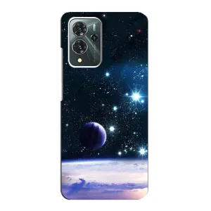 Чехол (ТПУ) с планетами на ZTE Blade V40 Pro (Космический вид)