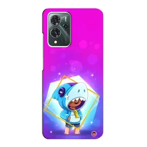 Чохол Бравл Старс для ZTE Blade V40 Pro (Леон у костюмі Акули)