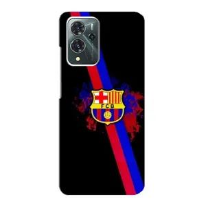 Чехол для ZTE Blade V40 Pro (Барселона) (Лого Барсы)