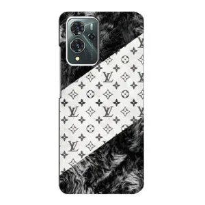 Чохол Стиль Louis Vuitton на ZTE Blade V40 Pro (LV на білому)