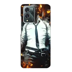 Силиконовый чехол с картинкой "Герой Pubg" на ZTE Blade V40 Pro (Man Пубг)