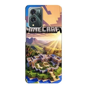 Чехол майнкрафт для ZTE Blade V40 Pro (MINECRAFT)