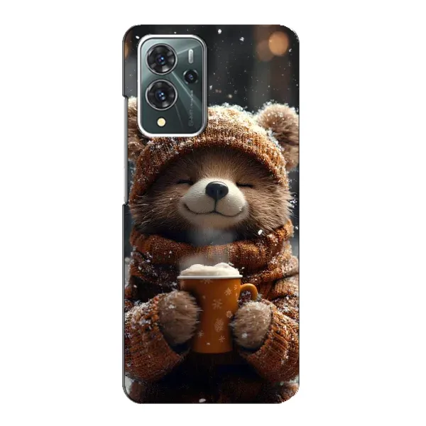 Чехол с рисунком «Медвежонок с кофе» для ZTE Blade V40 Pro Чехол с рисунком «Медвежонок с кофе» для ZTE Blade V40 Pro