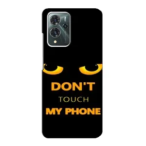 Чехол с Прикольным принтом на ZTE Blade V40 Pro (Не трогай мой телефон)