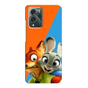 Чехлы ЗВЕРОПОЛИС для ZTE Blade V40 Pro (Ник и Хопс)