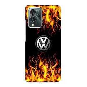 Чехол "Фольксваген" для ZTE Blade V40 Pro (Огненный Лого)