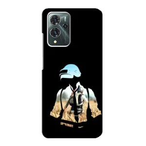Силиконовый чехол с картинкой "Герой Pubg" на ZTE Blade V40 Pro (Пубг мен)