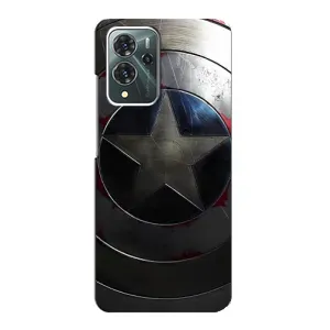 Чехол с Щитом Капитана Америки на ZTE Blade V40 Pro (Ретро Щит Капитана)