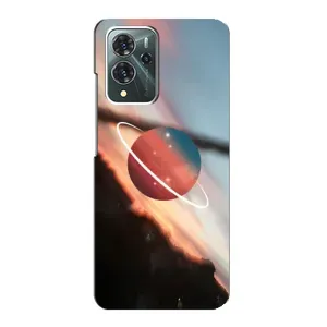 Чехол (ТПУ) с планетами на ZTE Blade V40 Pro (Сатурн)