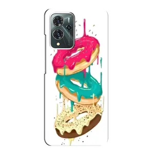 Чехол с изображением вкусной еды для ZTE Blade V40 Pro (Сочные пончики)