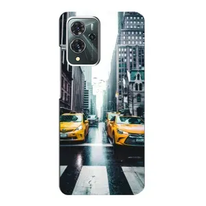 Силиконовый бампер (Работники) на ZTE Blade V40 Pro (Такси)
