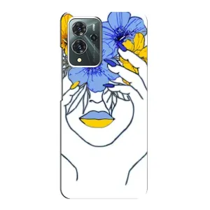 Чехол на ZTE Blade V40 Pro Украинский дизайн (Украинка на всю голову)
