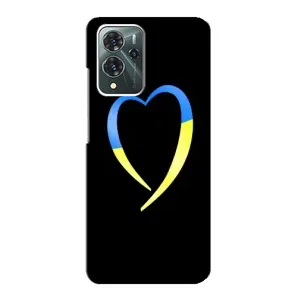 Силиконовый Чехол на ZTE Blade V40 Pro (Я-Украина) (Украинское сердце)