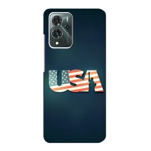 Чехол Флаг USA для ZTE Blade V40 Pro (USA)