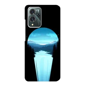 Літній Чохол на ZTE Blade V40 Pro (Синій Водоспад)