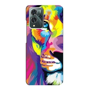 Чехол с картинкой на ZTE Blade V40 Pro (Яркий Лев)