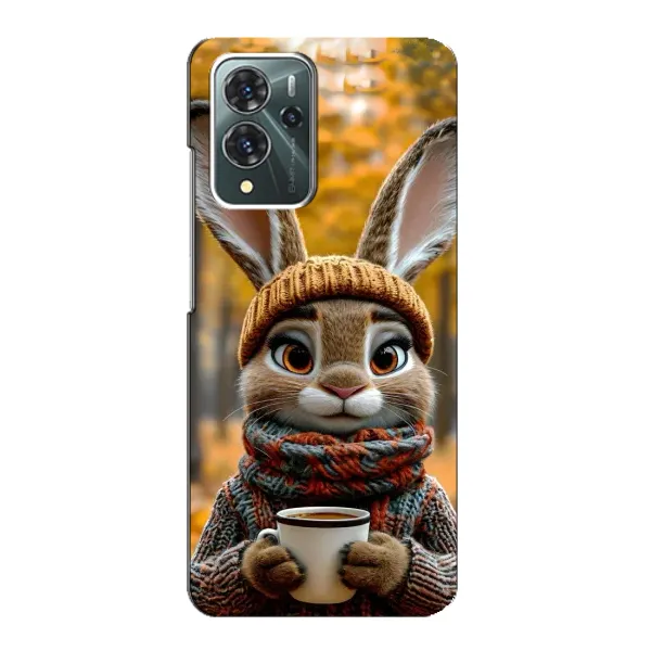 Чехол с рисунком «Зайчик с кофе» для ZTE Blade V40 Pro Чехол с рисунком «Зайчик с кофе» для ZTE Blade V40 Pro