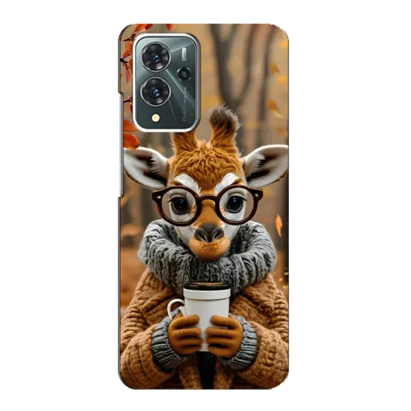 Чехол с рисунком «Жираф с кофе» для ZTE Blade V40 Pro Чехол с рисунком «Жираф с кофе» для ZTE Blade V40 Pro
