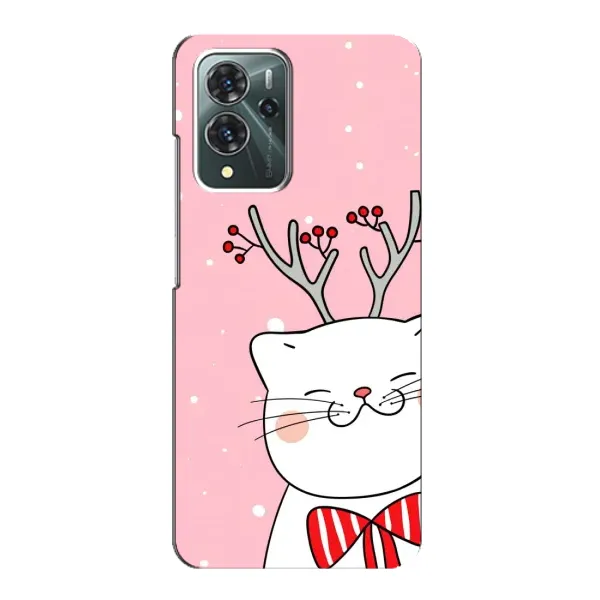 Чехол с рисунком «Зимний кот» для ZTE Blade V40 Pro Чехол с рисунком «Зимний кот» для ZTE Blade V40 Pro