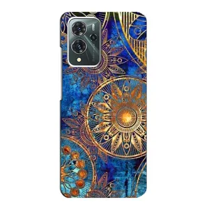 Чехлы со смыслом для ZTE Blade V40 Pro (Золотые узоры)