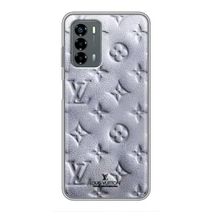 Текстурный Чехол Louis Vuitton для ЗТЕ Блейд В40 Вита (Белый ЛВ)