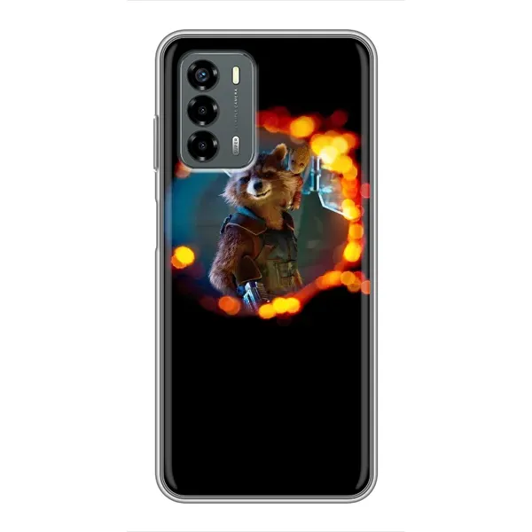 Чехол с рисунком «Енот Ракета» для Blade V40 Vita Чехол с рисунком «Енот Ракета» для Blade V40 Vita