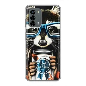 Силиконовый Чехол с Енотами на Blade V40 Vita (Енот в очках)