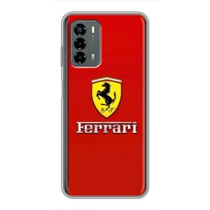 Силиконовый бампер с картинкой машины на Blade V40 Vita (Ferrari Logo)