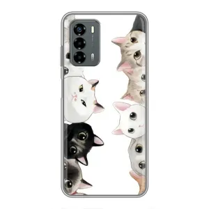 Силиконовый чехол с котиком для Blade V40 Vita (Коты)