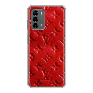 Текстурный Чехол Louis Vuitton для ЗТЕ Блейд В40 Вита (Красный ЛВ)
