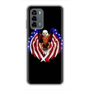 Чехол Флаг USA для Blade V40 Vita (Крылья США)