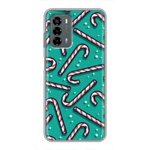 Силиконовый бампер на рождество для Blade V40 Vita (Леденцы)