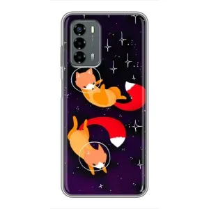 Чехол с Лисичкой для Blade V40 Vita (Лисы)