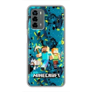 Чехлы для Blade V40 Vita (Персонажи Майн Крафт) (Майнкрафт)
