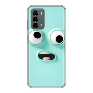 Силиконовые Чехлы (смешные стикеры) для Blade V40 Vita (Забавное мятное лицо)