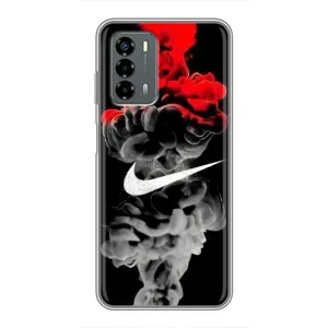 Силиконовый Чехол на Blade V40 Vita с картинкой Nike (Nike дым)